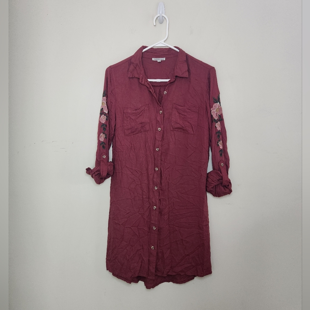 Women's Charlotte Ruse Shirtdress Sz Medium